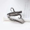 Adjustable Silver Ring with Tentacle – Lotte