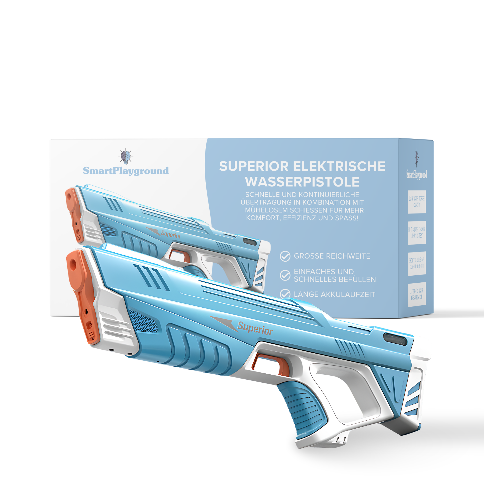 Electric Water Gun with Rechargeable Battery – for Powerful Water Jets & Long-Lasting Fun