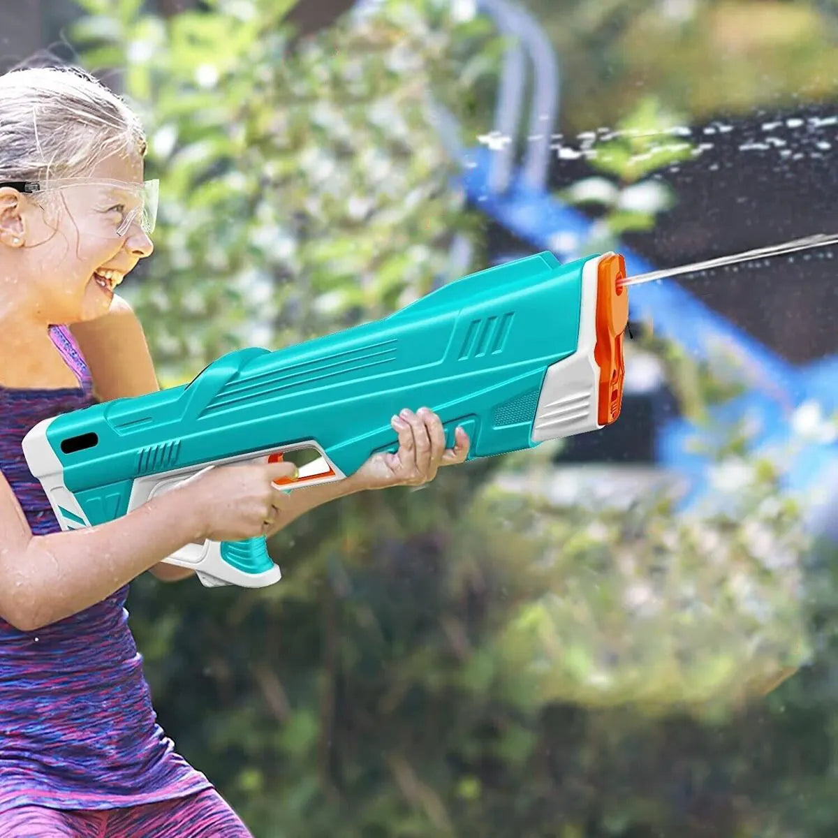 Electric Water Gun with Rechargeable Battery – for Powerful Water Jets & Long-Lasting Fun