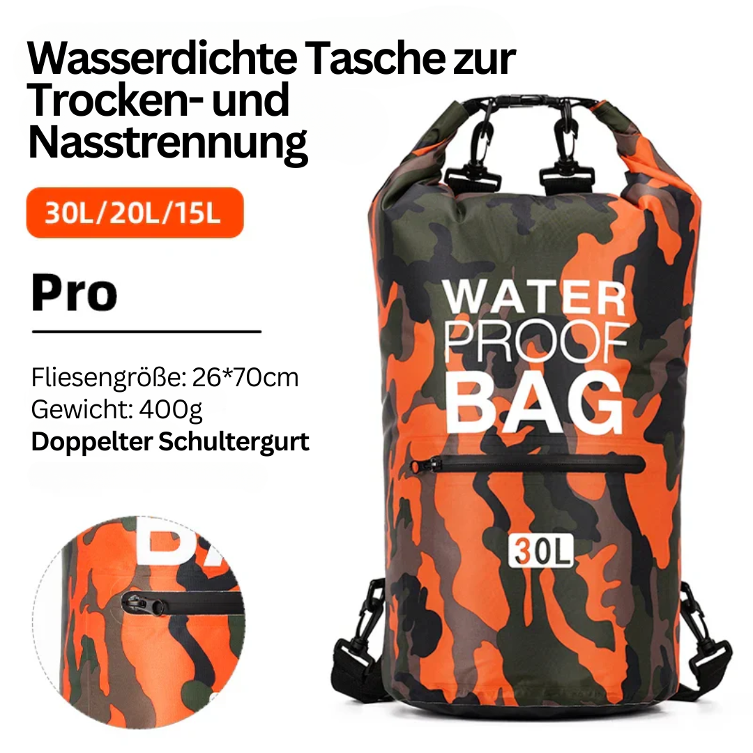 Waterproof Rucksack with Wet/Dry Separation – AquaVault