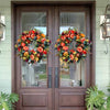AutumnLuxe Decorative Fall Wreath | High-quality seasonal décor with vibrant autumn colors