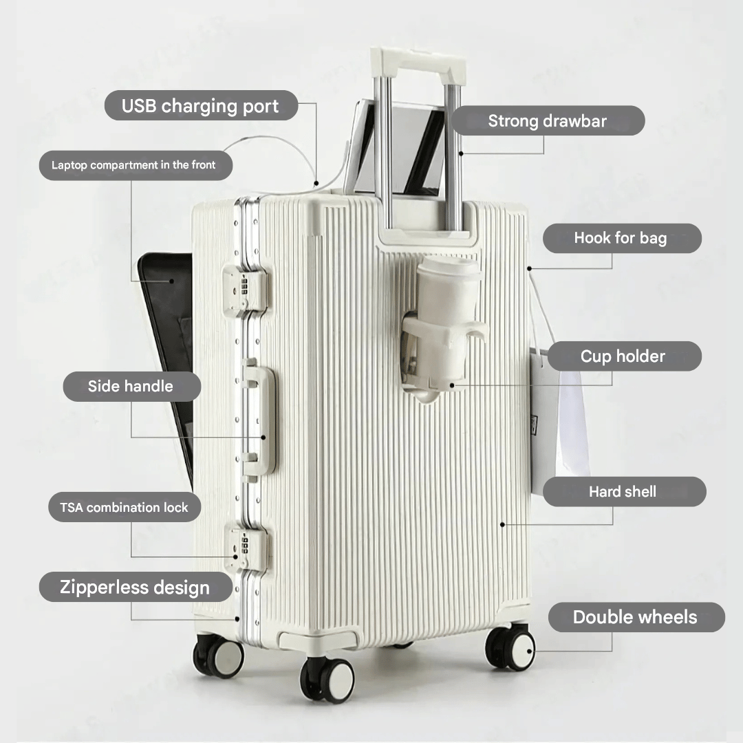 Hard-shell Cabin Suitcase – Manhattan Pro