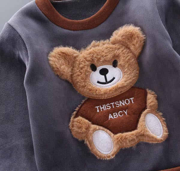 Three-Piece Baby and Toddler Set with Bear Motif – BearHugs