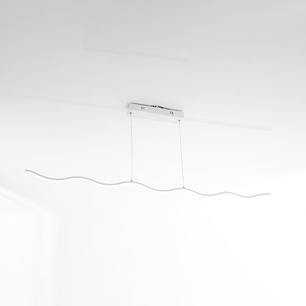 LED Pendant Light with Modern Wave Line Design – WaveGlow
