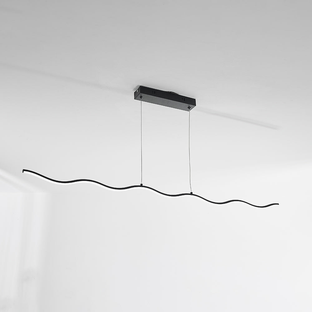 LED Pendant Light with Modern Wave Line Design – WaveGlow