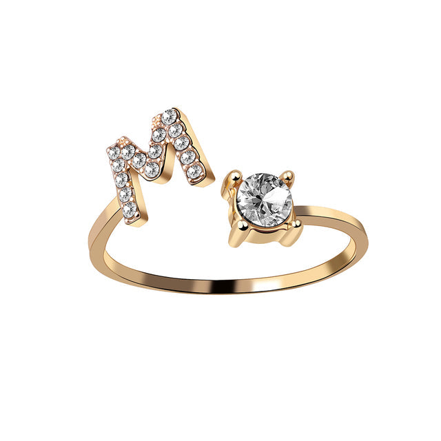 JewelEngrave | Elegant ring with your initials, to keep memories alive
