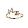 RegaliaEngrave Signature Ring | Elegant gold-plated adjustable memory jewelry