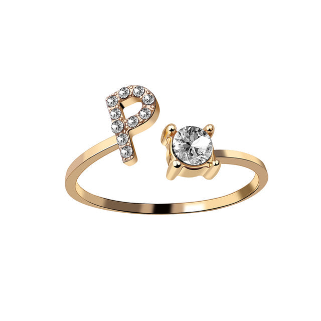 JewelEngrave | Elegant ring with your initials, to keep memories alive