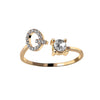 RegaliaEngrave Signature Ring | Elegant gold-plated adjustable memory jewelry