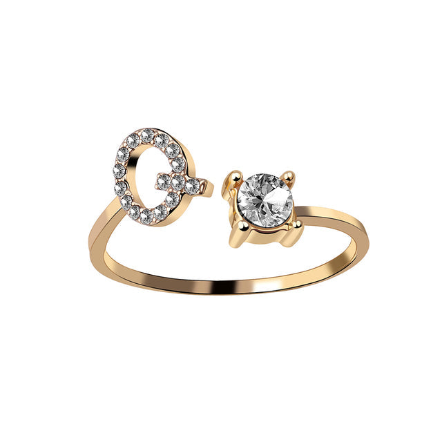 JewelEngrave | Elegant ring with your initials, to keep memories alive