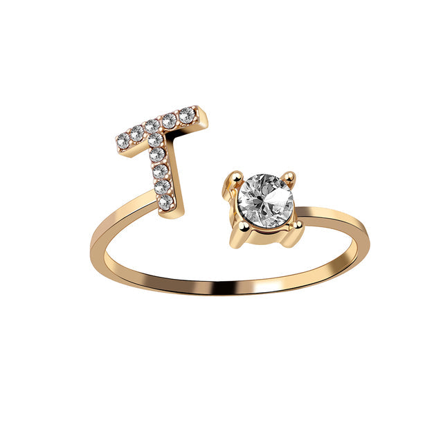 JewelEngrave | Elegant ring with your initials, to keep memories alive