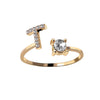 RegaliaEngrave Signature Ring | Elegant gold-plated adjustable memory jewelry