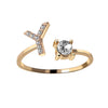 JewelEngrave | Elegant ring with your initials, to keep memories alive