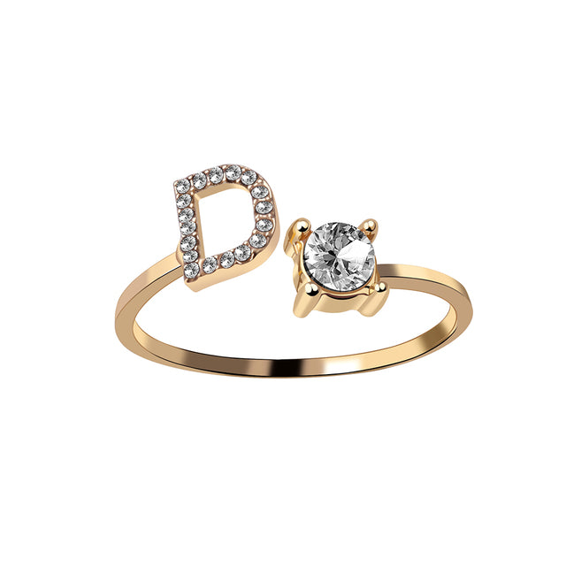 JewelEngrave | Elegant ring with your initials, to keep memories alive