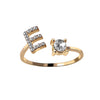 RegaliaEngrave Signature Ring | Elegant gold-plated adjustable memory jewelry
