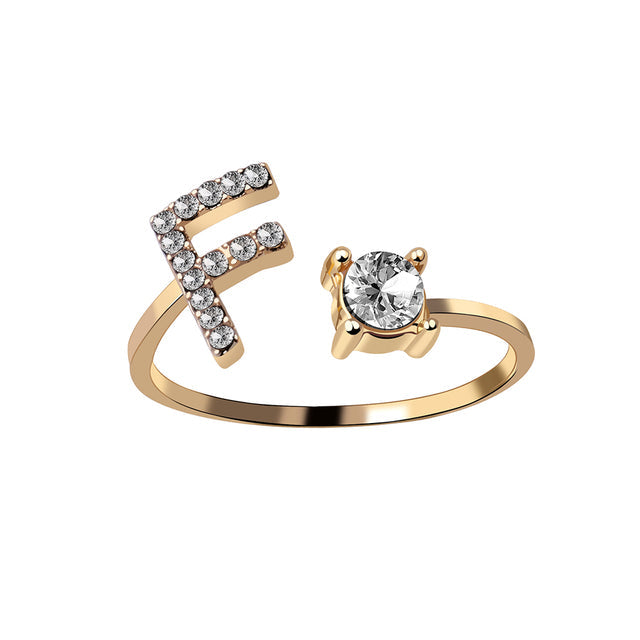 JewelEngrave | Elegant ring with your initials, to keep memories alive