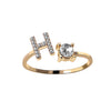 JewelEngrave | Elegant ring with your initials, to keep memories alive