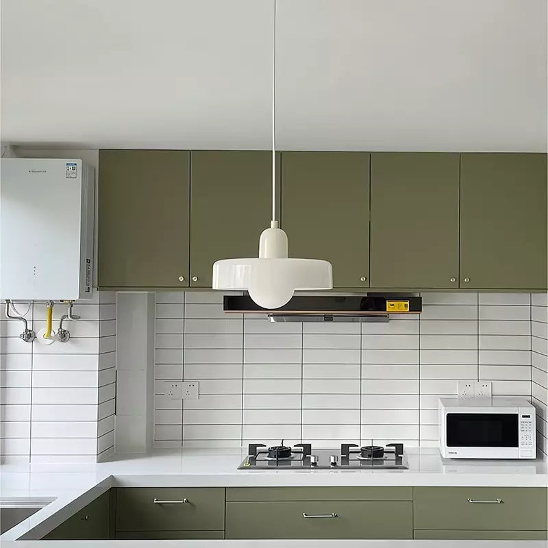 Sandsberg Pendant Light in Coloured Glass | Elegant Hanging Light in Bauhaus Style | Designer Lamp for Living Room & Dining Room
