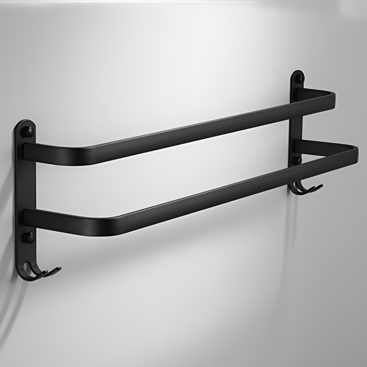 Towel Holder with Hooks - DrySpace