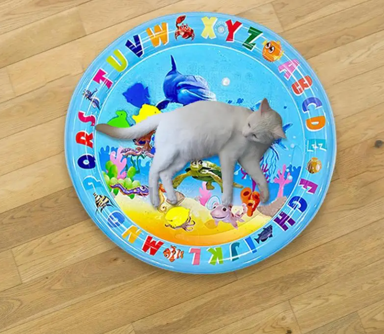 AquaProwl Cat Adventure Mat | Durable, Scratch-Resistant Play Mat for Cats