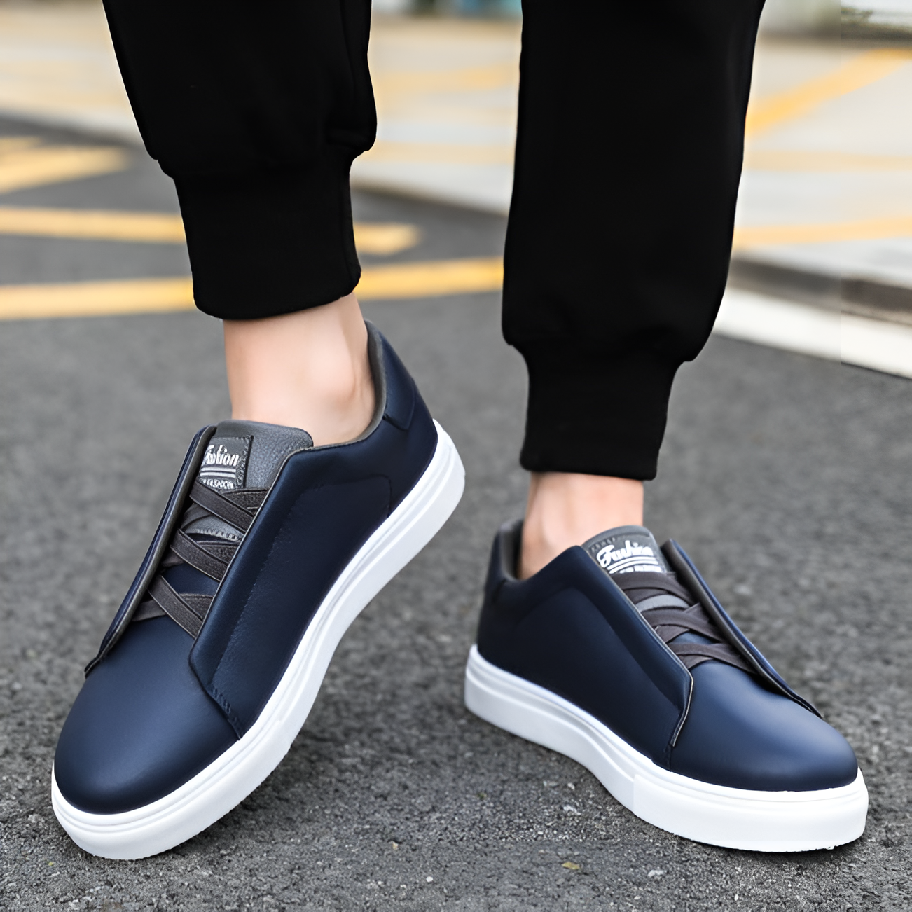 Stylish Luxury Leather Sneakers