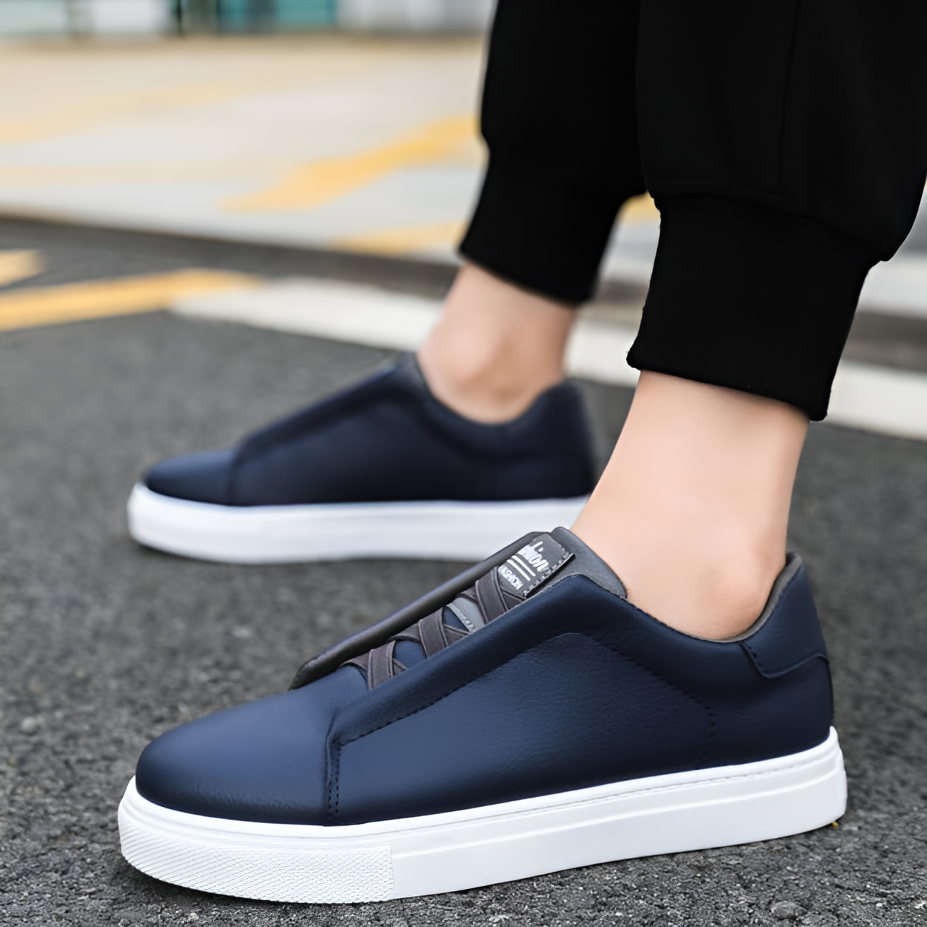 Stylish Luxury Leather Sneakers