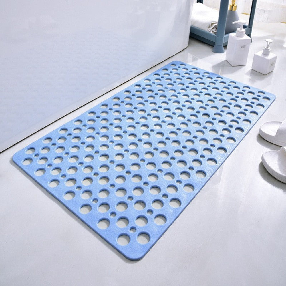 Luxury Anti-Slip Shower Mat - Hygienic, Mould-Resistant Bath Mat with Strong Suction Cups and Quick Drainage System