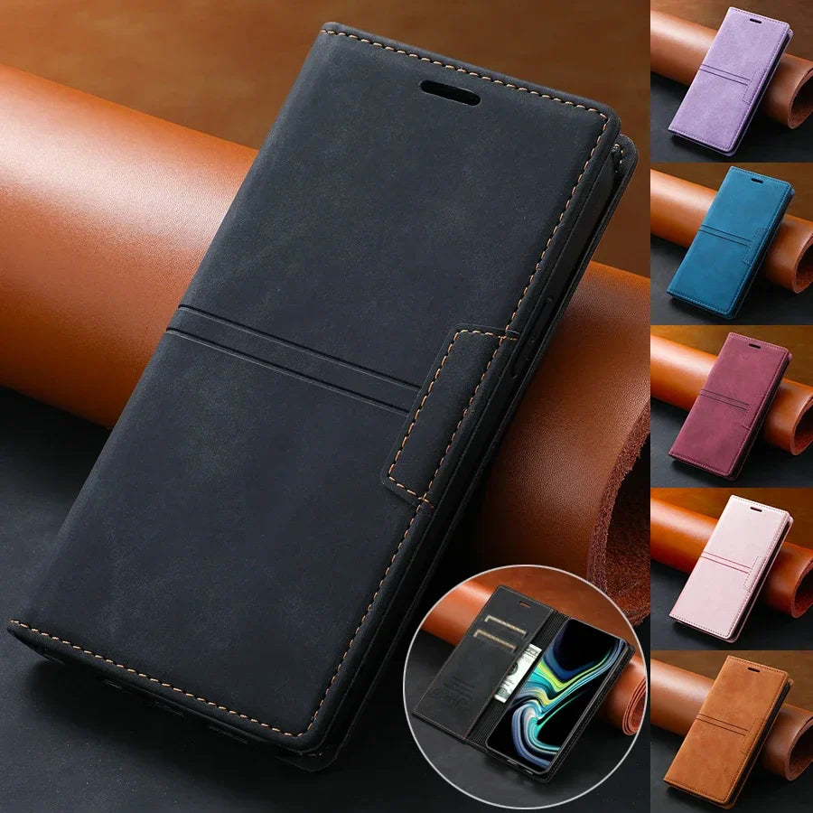 Nordholm Leather Wallet Flip Case – Stylish Protection for Google Pixel