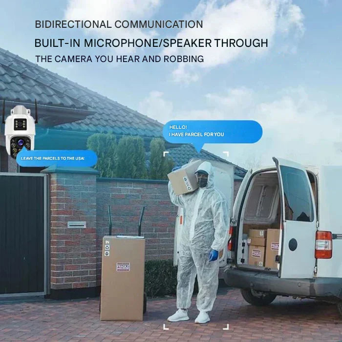 Wireless 4K Security Camera with Solar Panel – DualGuard 4K