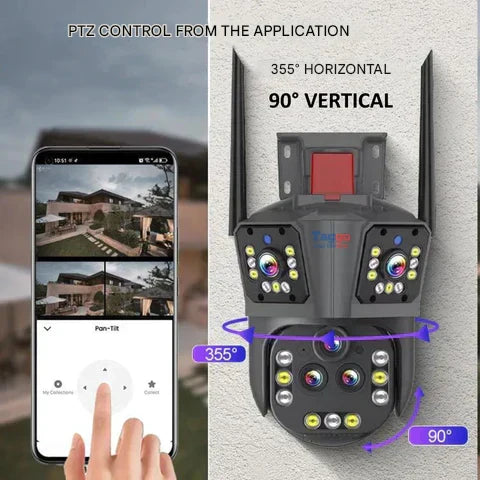 10K WLAN Security Camera with 20MP, 20x Zoom – DualGuard Ultra 10K