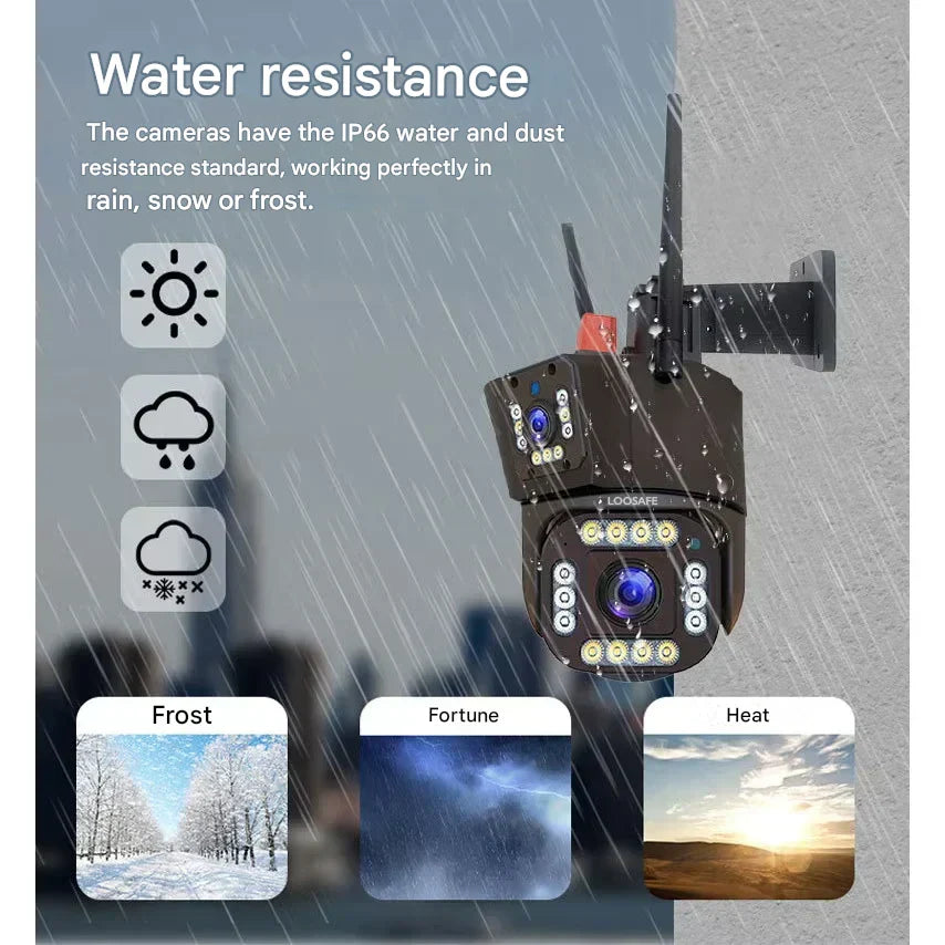 Wireless 4K Security Camera with Solar Panel – DualGuard 4K