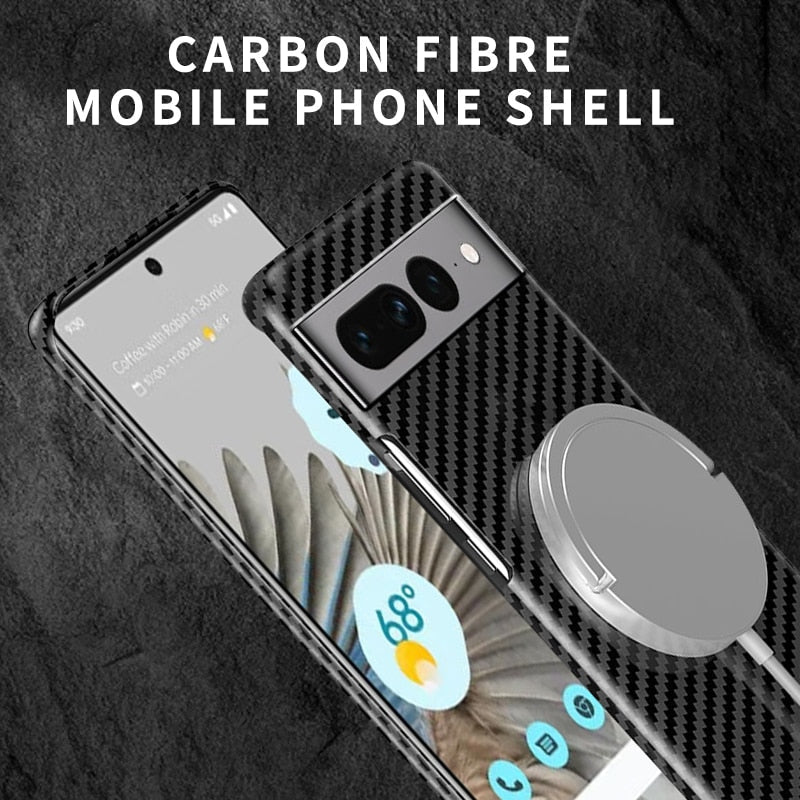 Carbon Fibre Phone Case for Google Pixel 7 8