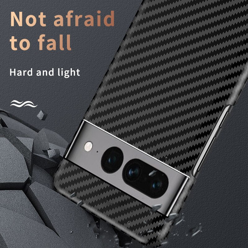 Carbon Fibre Phone Case for Google Pixel 7 8