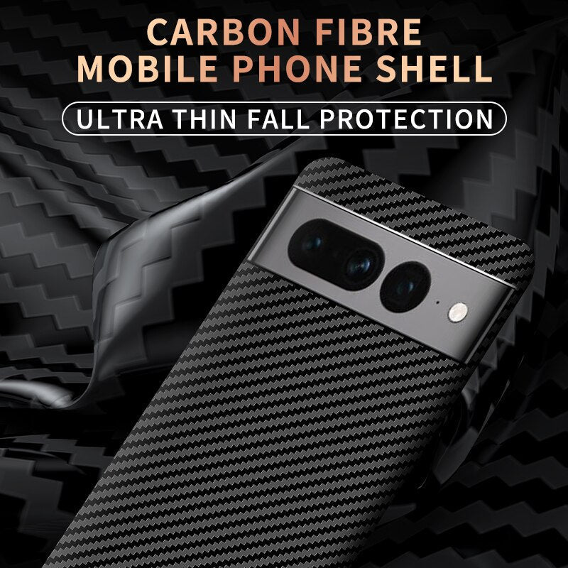 Carbon Fibre Phone Case for Google Pixel 7 8