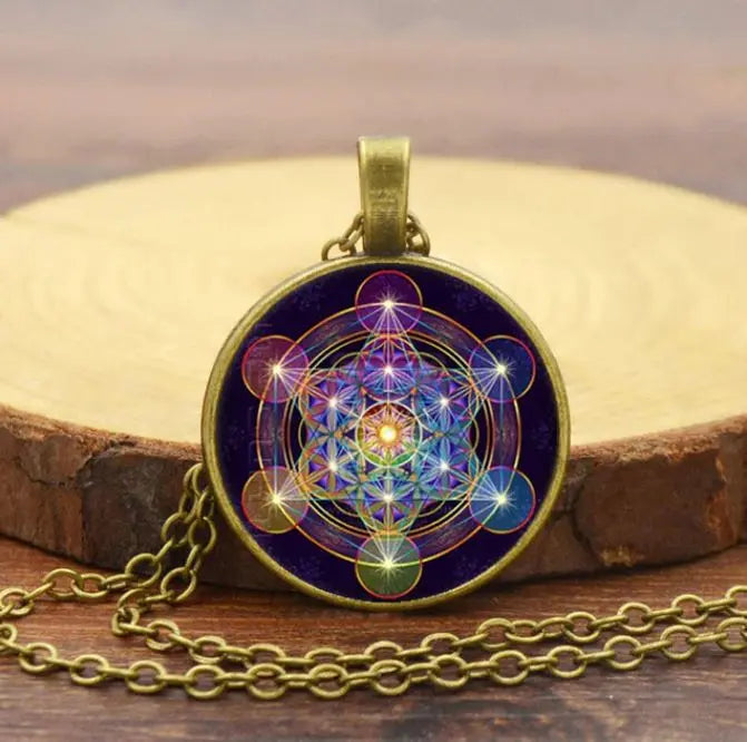 Chakra Pendant with Metatron's Cube - Solantra