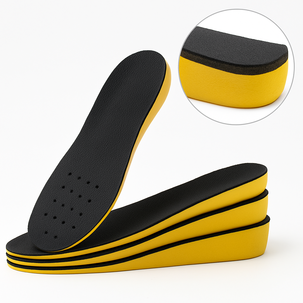 Invisible Height Increasing Insoles – Comfortable and Confident – Adjustable