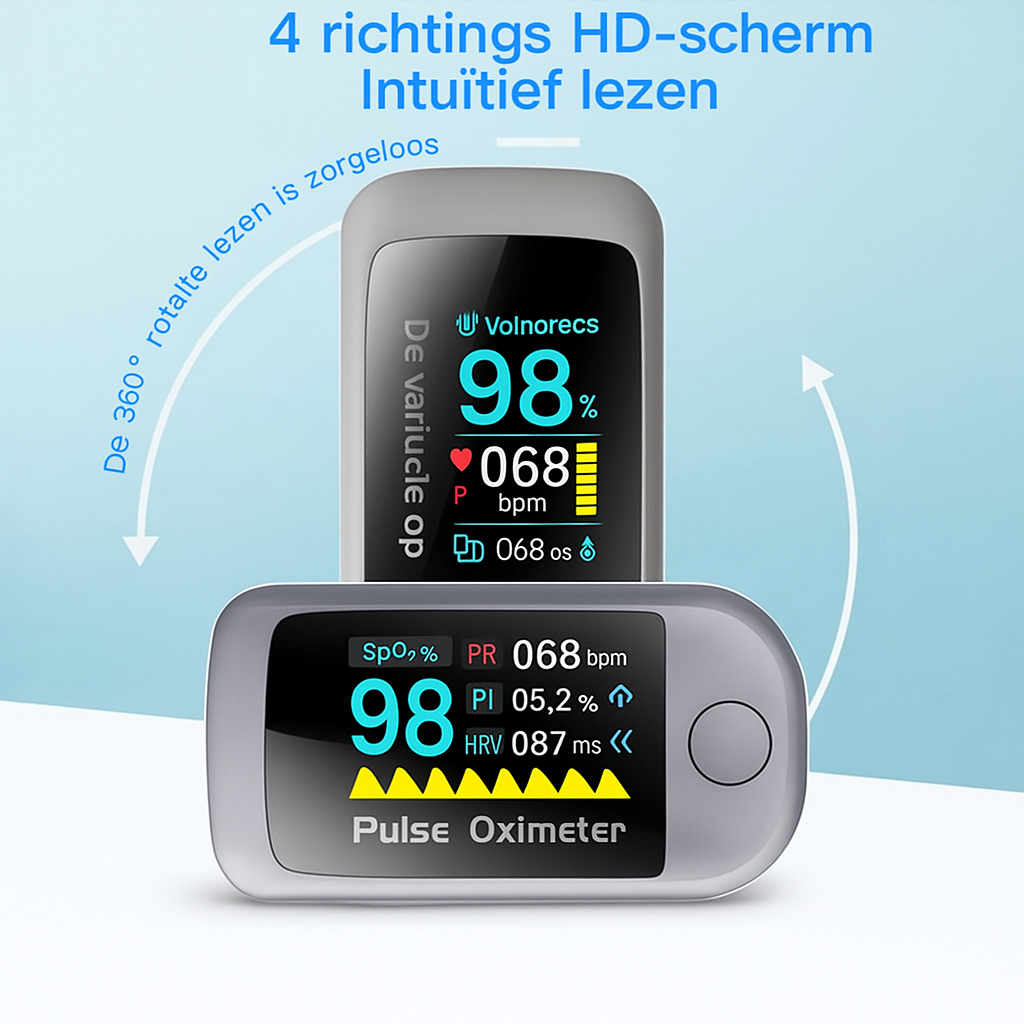 VitalCheck Portable Pulse Oximeter | Accurate, Painless and Easy to Use