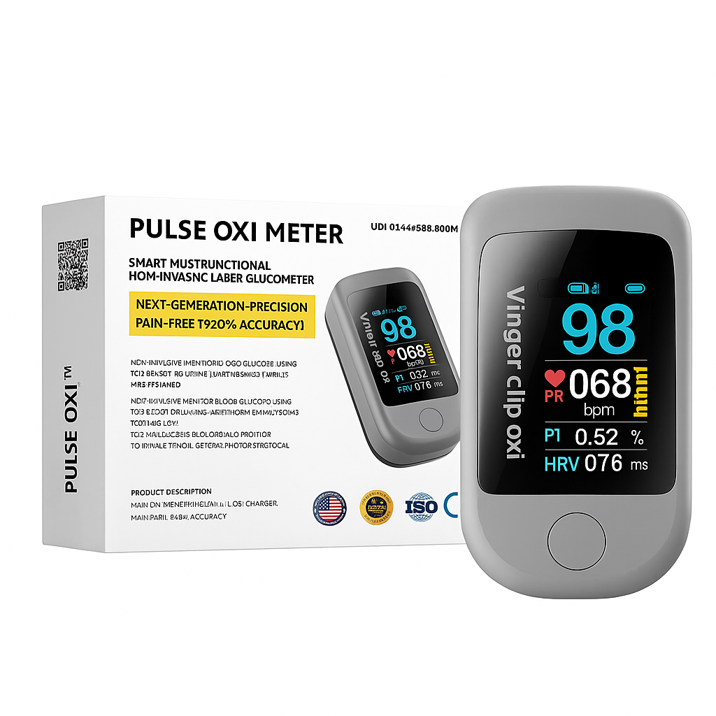 VitalCheck Portable Pulse Oximeter | Accurate, Painless and Easy to Use