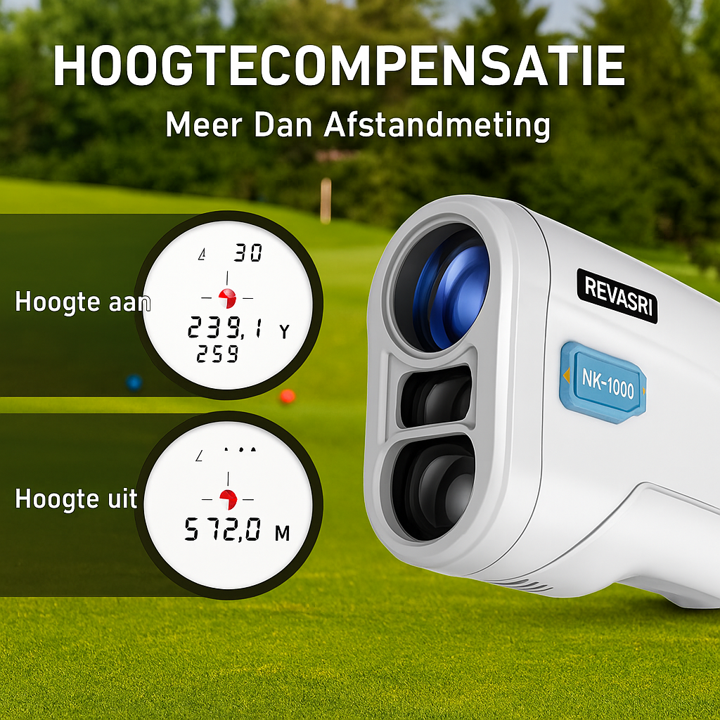 REVASRI – Golf Rangefinder with Slope & Pin Lock | Golf Distance Meter | 914m Laser, Rechargeable, Tournament-Legal Slope Function