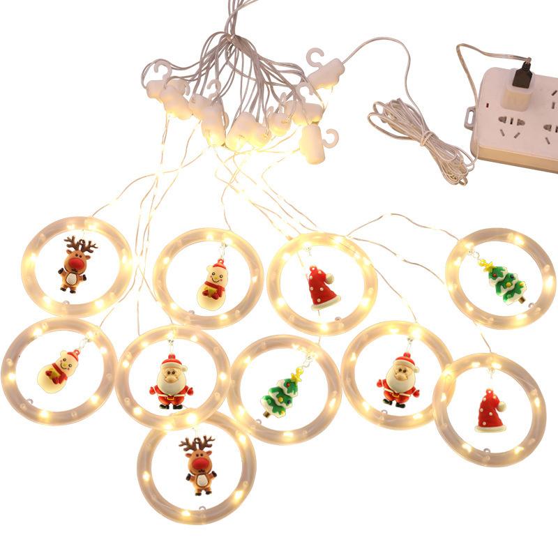 TwinkleJoy Christmas Lights – LED String with Festive Figures