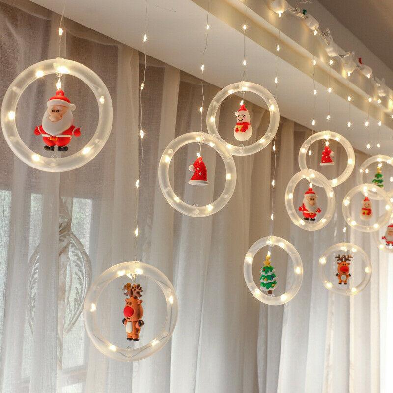 TwinkleJoy Christmas Lights – LED String with Festive Figures