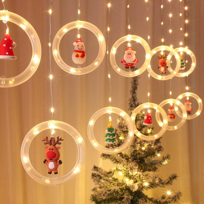 TwinkleJoy Christmas Lights – LED String with Festive Figures