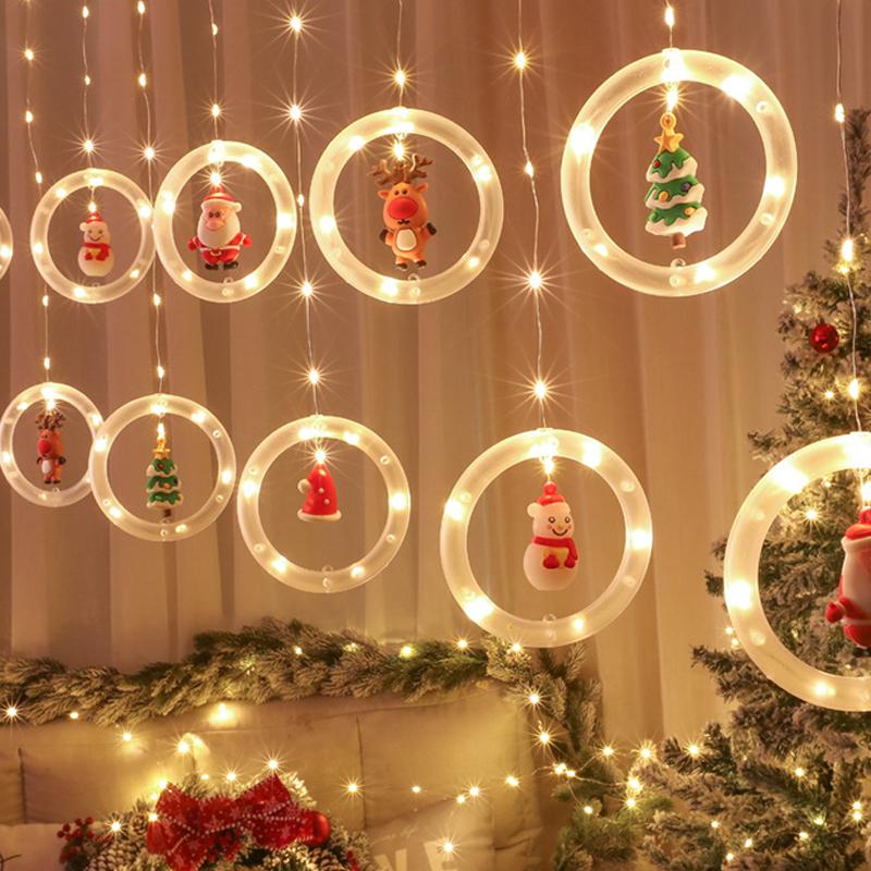 TwinkleJoy Christmas Lights – LED String with Festive Figures