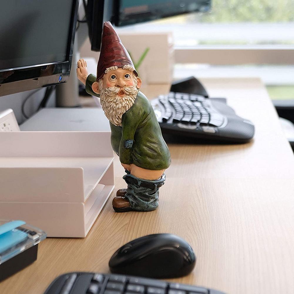 Naughty Gnome Wall Decoration - Cheerful and Playful