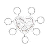 AuraHeart HeartLink | Premium Heart Keychain with Personal Engraving Option