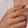 EterniRing Premium Custom Name Ring | Handcrafted Elegant Stainless Steel Jewelry