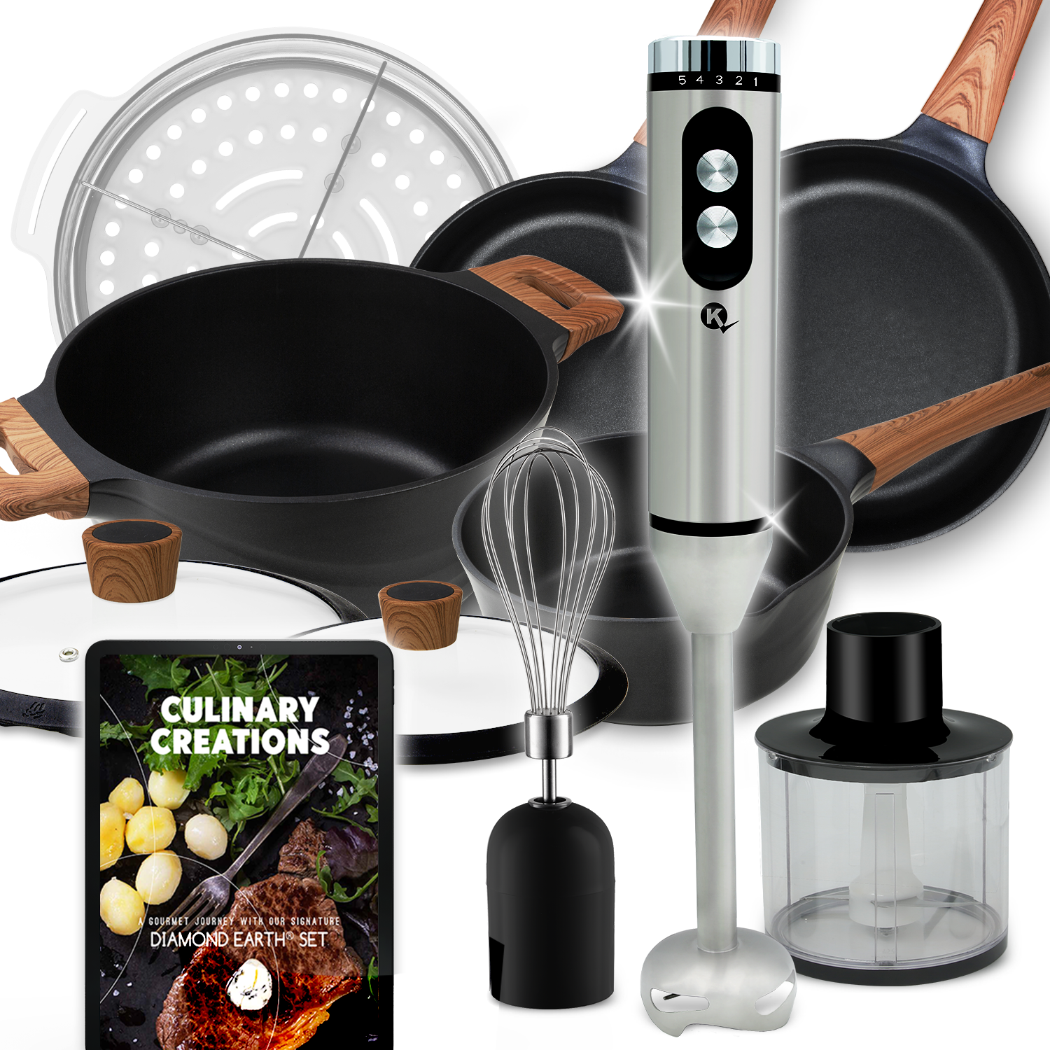 Cookware Set - Durable and Versatile Pans