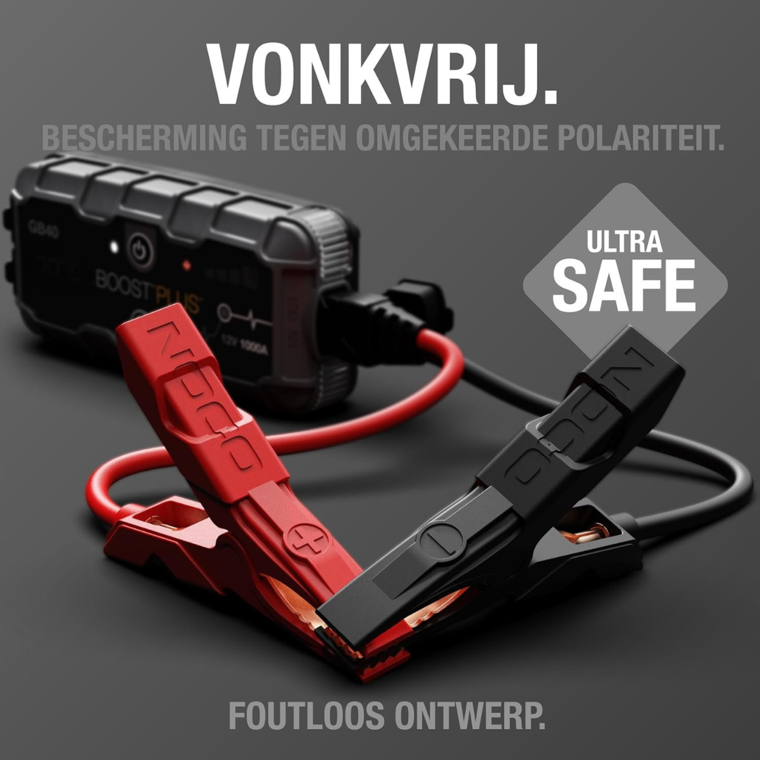 Boost Plus GB40 | 1000A Portable Jump Starter for Cars – 12V Battery Booster & Power Bank for Petrol and Diesel