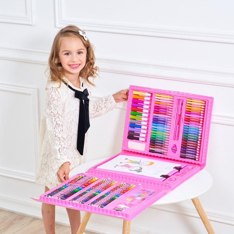6-in-1 Creative Box with Art and Craft Materials for Children – Compact & Versatile