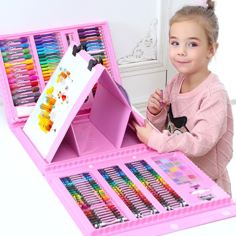 6-in-1 Creative Box with Art and Craft Materials for Children – Compact & Versatile